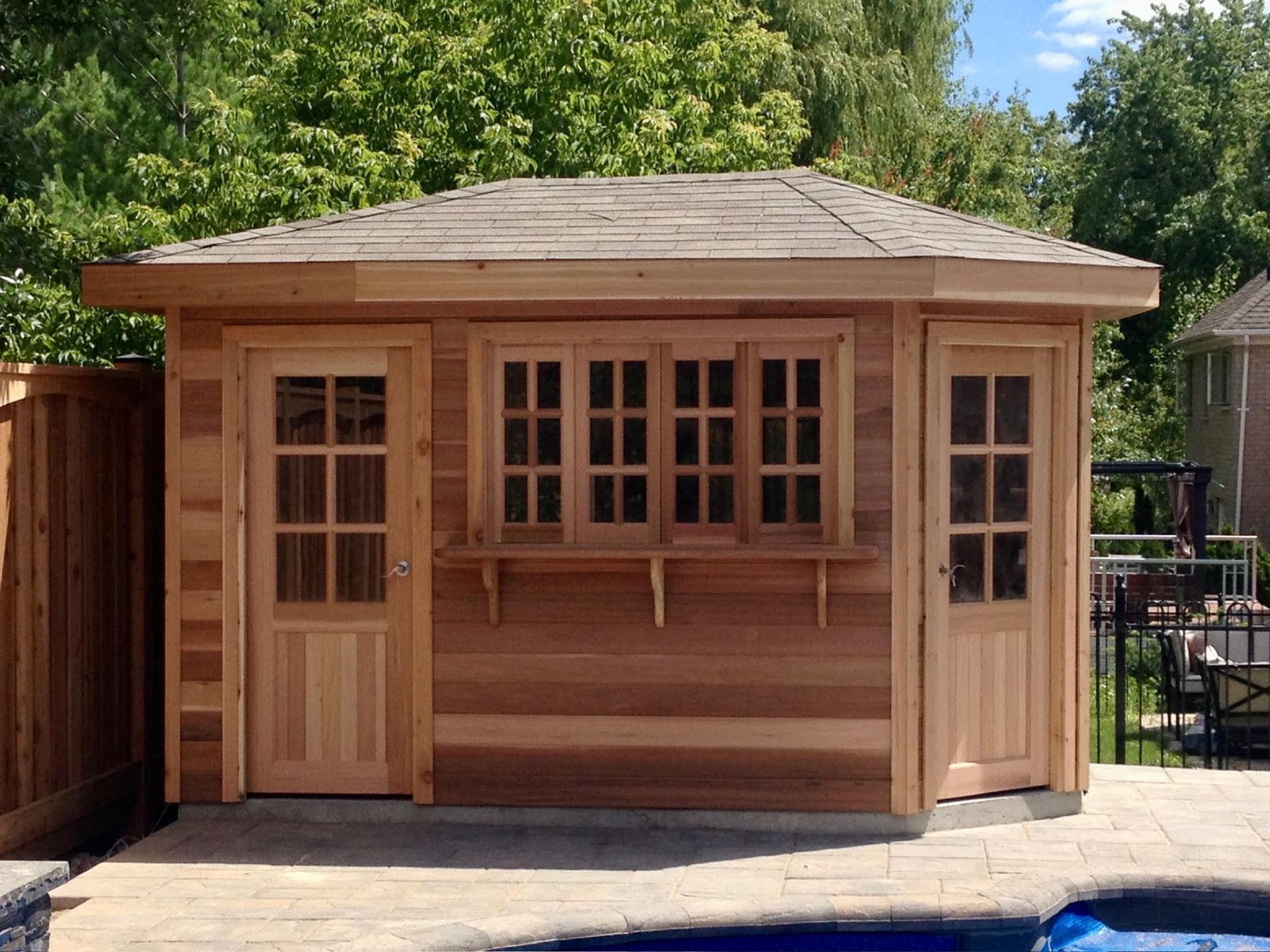 Northwood custom shed build 2