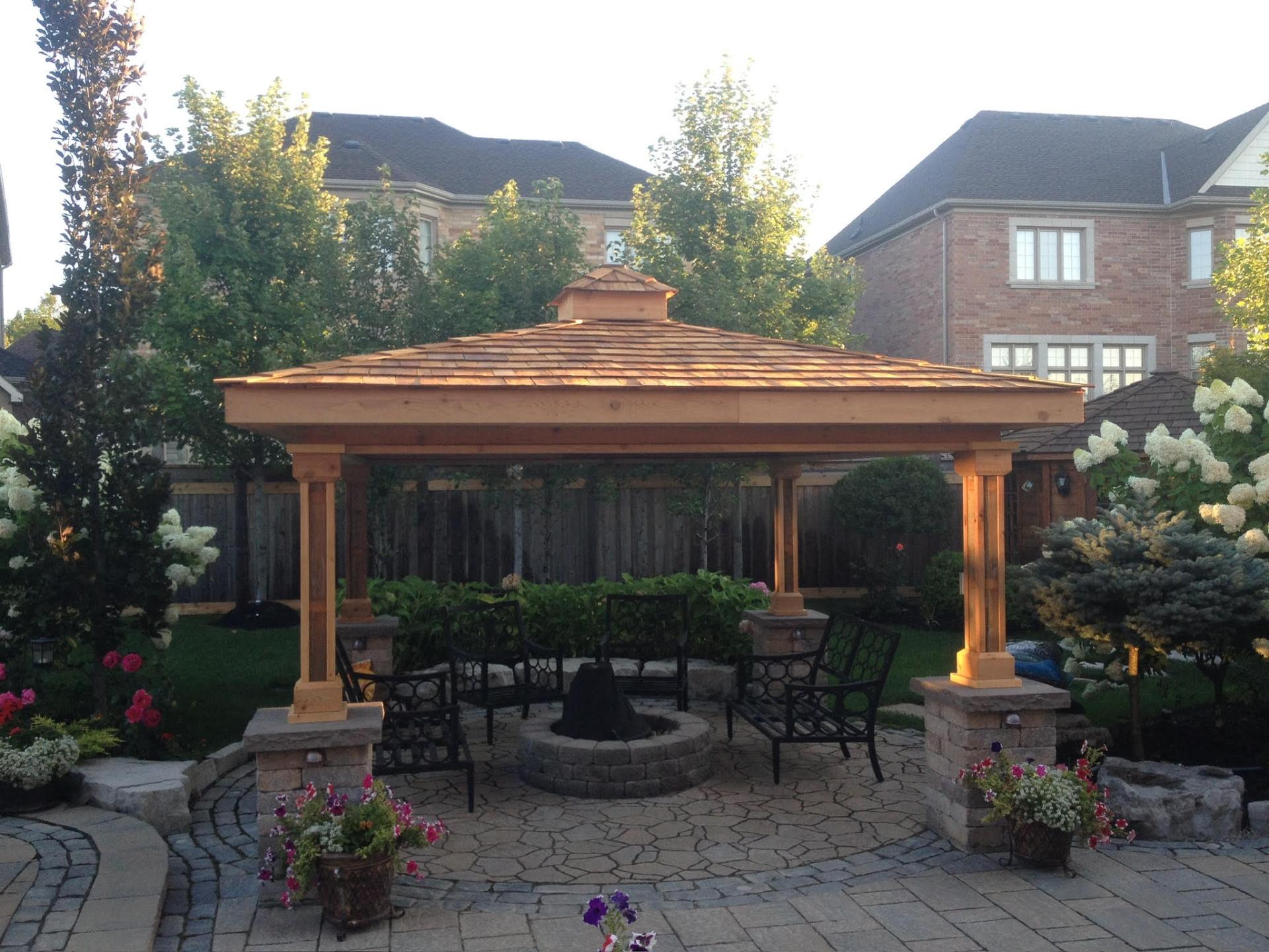 Northwood custom pergola build 4