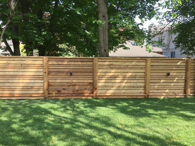 Northwood custom fence build 2